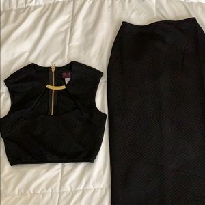 Hot Miami Styles 2 piece Quilted Set